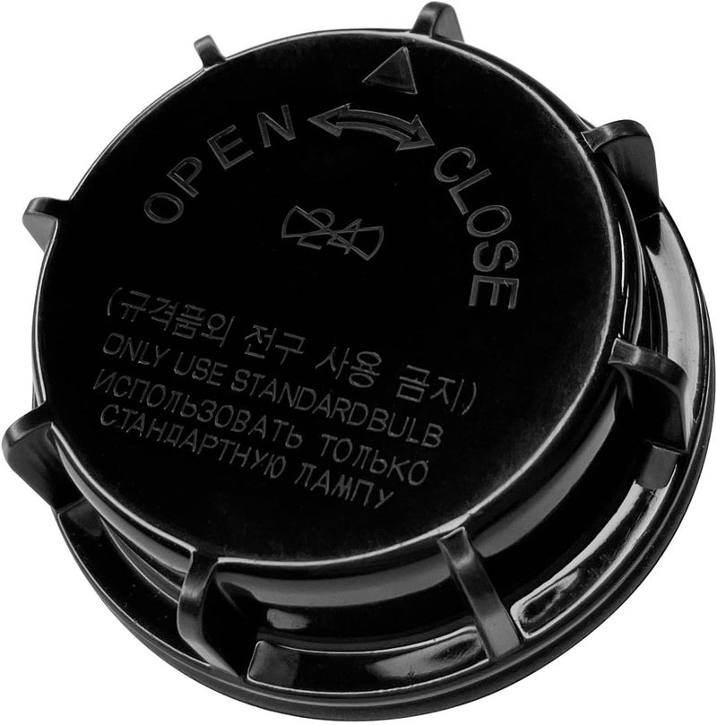 QQWD غطاء غبار مصباح السيارة، غطاء عدسة المصباح البديل OEM#921402D000 921403K000 92140-2D000 92140-3K000 ملحقات السيارة أغطية الضوء متوافقة مع هيونداي كيا إيلانtra (أسود) - Image 1